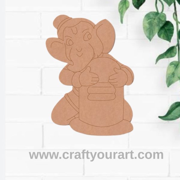 Ganesha Pre Marked MDF Design 18