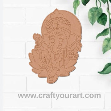 Ganesha Pre Marked MDF Design 17