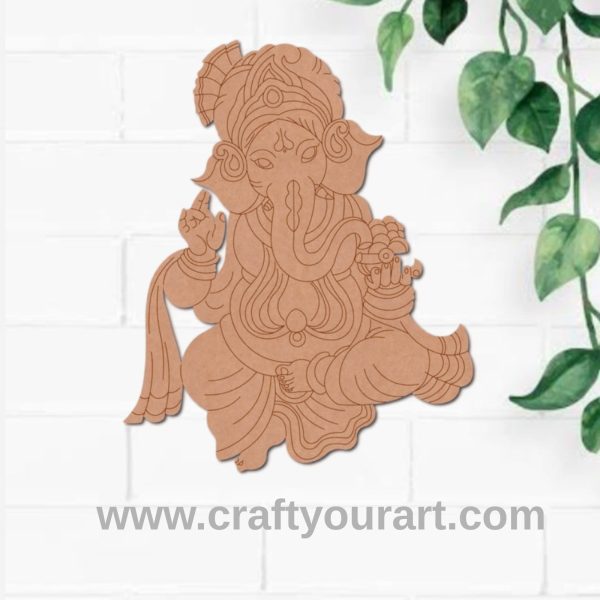Ganesha Pre Marked MDF Design 22