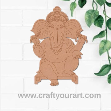 Ganesha Pre Marked MDF Design 29