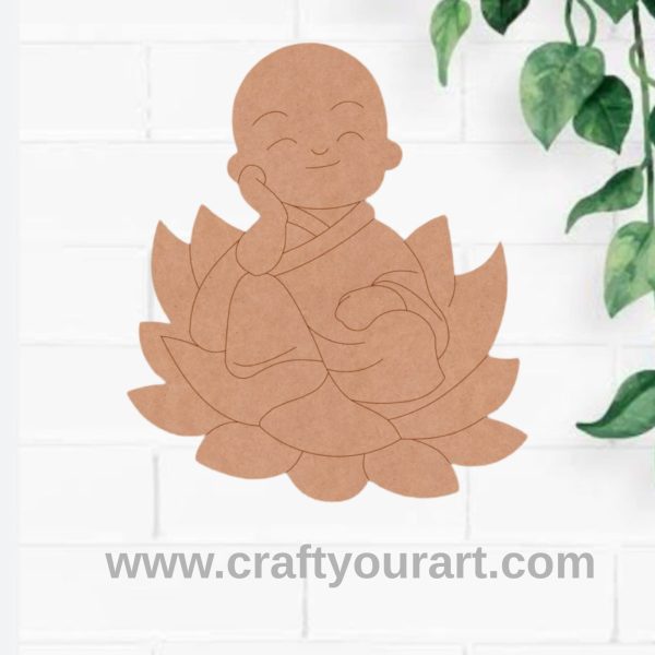 Baby Buddha Pre Marked MDF Design 7