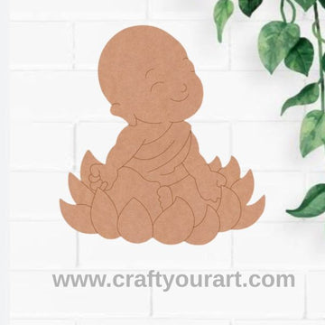 Baby Buddha Pre Marked MDF Design 8