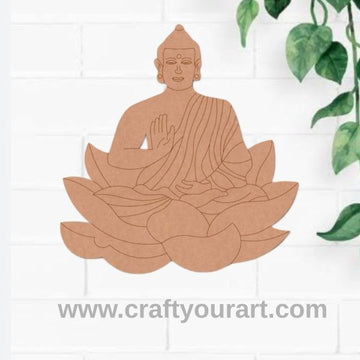 Buddha Pre Marked MDF Design 11
