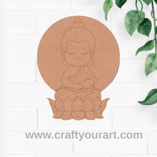 Buddha Pre Marked MDF Design 9