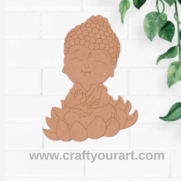 Buddha Pre Marked MDF Design 1