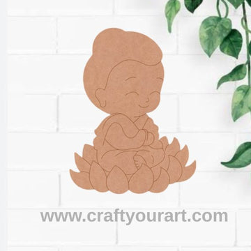 Baby Buddha Pre Marked MDF Design 2