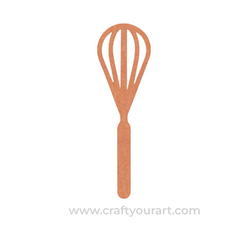 Whisk Baking Cutout MDF Design 1