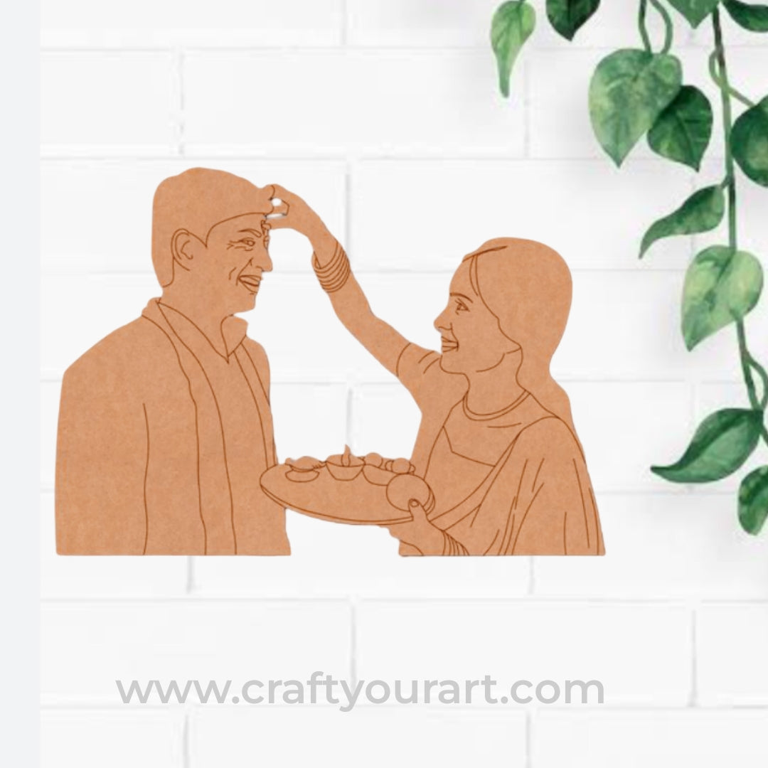 Brother sister Pre Marked MDF Design 16