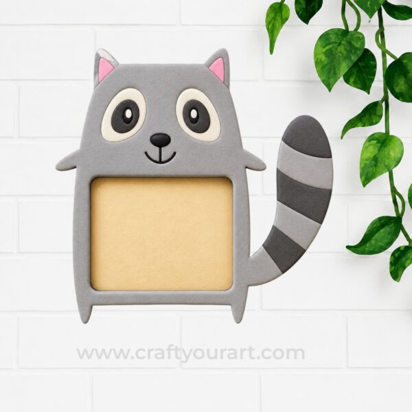 Cat Mini Photo Frame MDF Design 1
