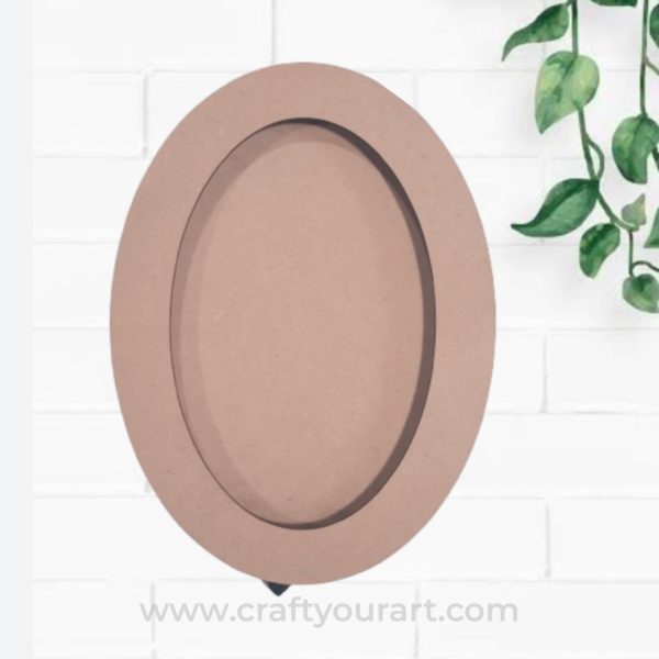 DIY Round MDF Board with LED Light for Resin, Mandala, Painting & Moonlight DIY Artworks