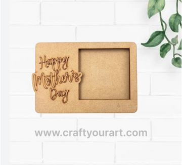 Premarked Mother polaroid MDF photoframe design 1