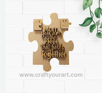 MDF Mother Jigsaw Puzzle Quote – Heartfelt Gift &amp; Home Décor