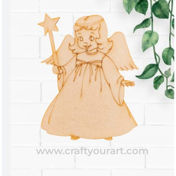 Christmas Angel With Star Pre Marked Design 52