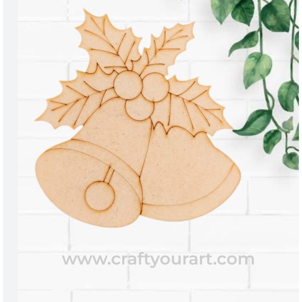 Christmas Bells and Hollies Pre Marked Design 22
