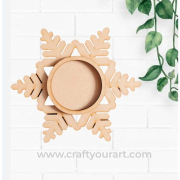 Christmas SnowFlake Tealight Design 31