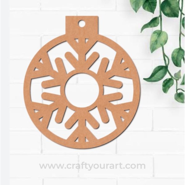 Christmas Hanging Snowflake Cutout Design 71