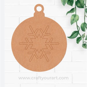 Christmas Hanging Snowflake Pre Marked Design 27