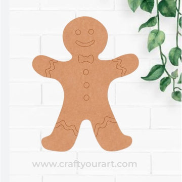 Christmas Gingerbread Man Pre Marked Design 102