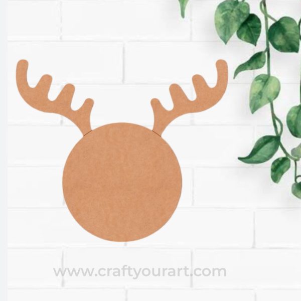 Christmas Reindeer Round Pre Marked Design 99