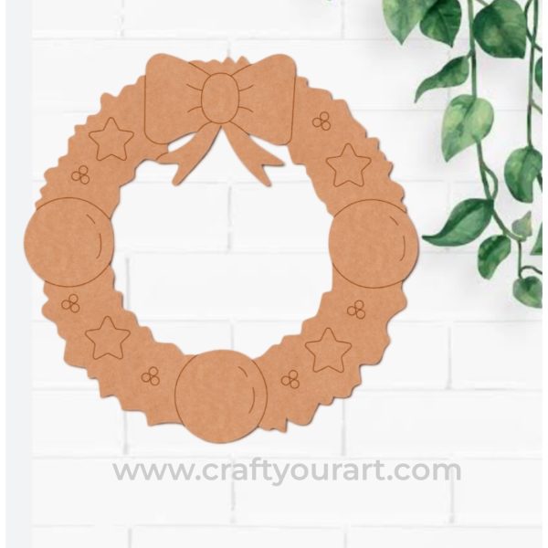 Christmas Decoration Pre Marked MDF Design 35