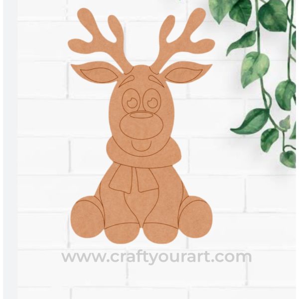 Christmas Reindeer Pre Marked Design 95