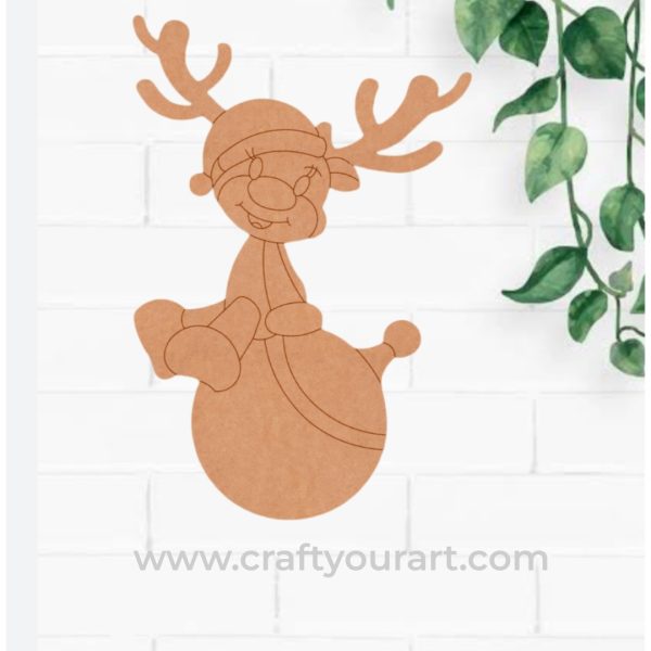 Christmas Reindeer Pre Marked Design 64