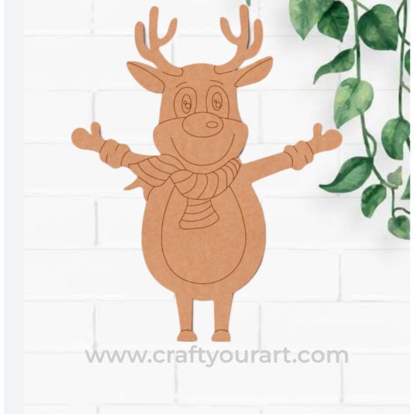 Christmas Reindeer Pre Marked Design 89