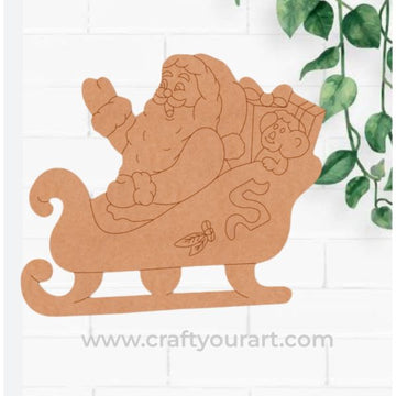 Christmas Santa Claus Pre Marked MDF Design 33