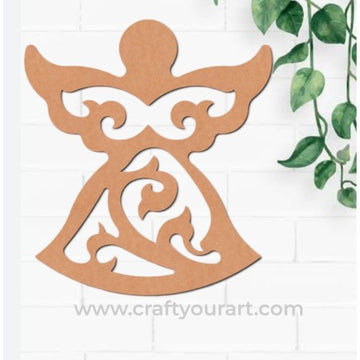 Christmas Angel Cutout MDF Design 58