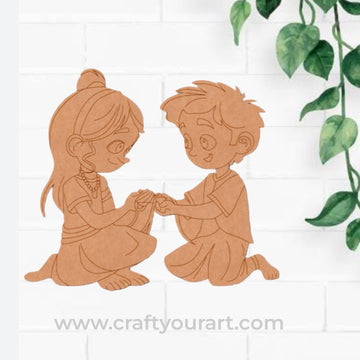 Brother sister Pre Marked MDF Design 34