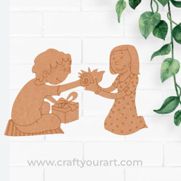 Brother sister Pre Marked MDF Design 4