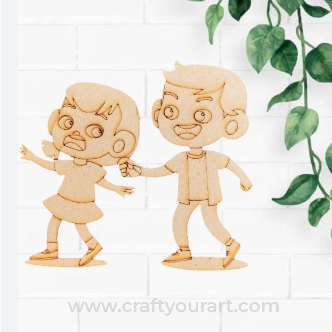 Brother sister Pre Marked MDF Design 10
