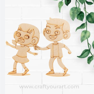 Brother sister Pre Marked MDF Design 10