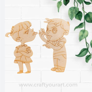 Brother sister Pre Marked MDF Design 19