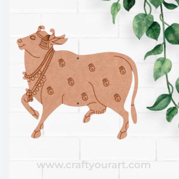 Pichwai Cow Pre Marked MDF Design 9