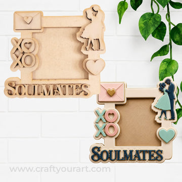 Soulmate Photo Frame MDF Design 1